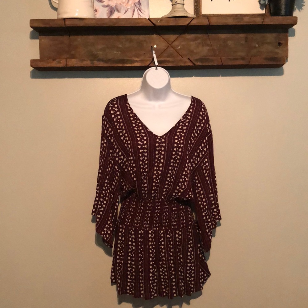 NWT Burgundy Boutique Dress